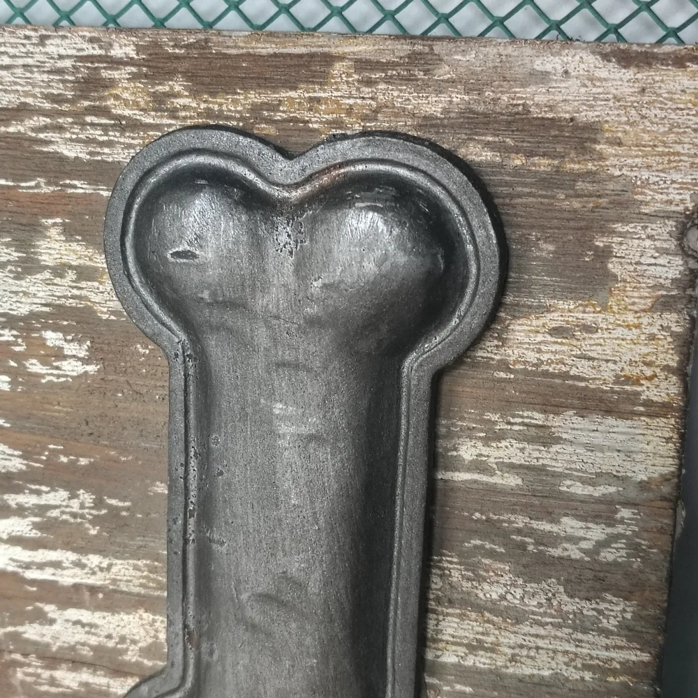 Metal Dog Picture Frame Fence Wood Metal Bone Farmhouse Decor Frame